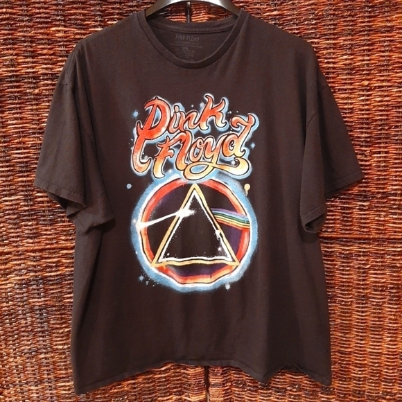 Pink Floyd Men's Tee Shirt XXL Graphic Black Band Retro 1970's 70s Plus Size - Picture 1 of 3